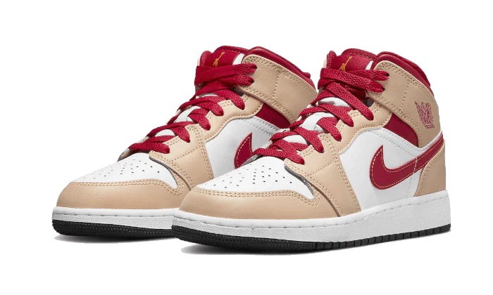 Air Jordan 1 Mid Onyx Curry - Image 2