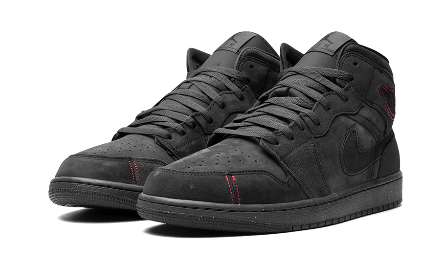 Air Jordan 1 Mid SE Craft Grey Red - Image 2