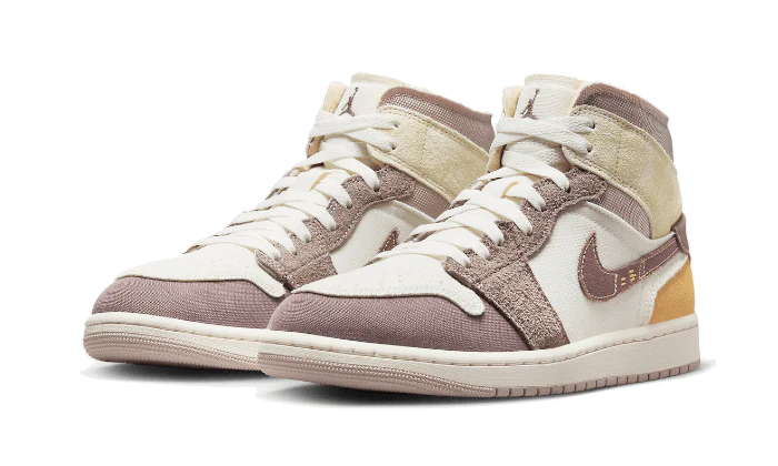 Air Jordan 1 Mid SE Craft Sail Taupe Haze - Image 2