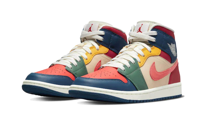Air Jordan 1 Mid SE Multi-color - Image 2