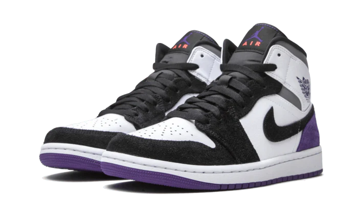 Air Jordan 1 Mid SE Varsity Purple - Image 2