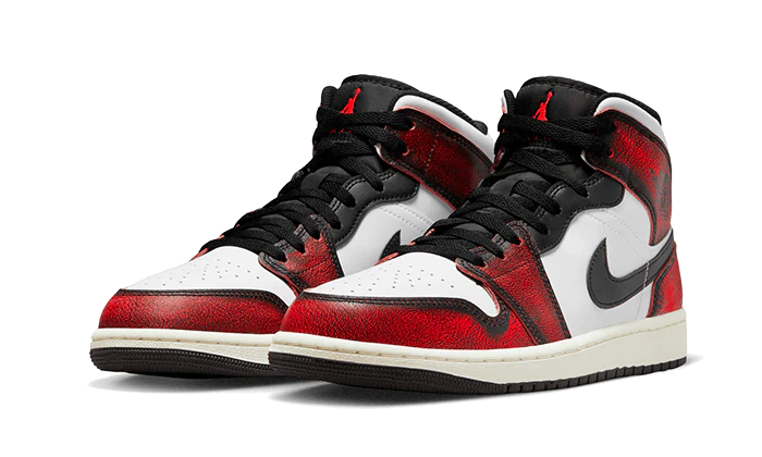 Air Jordan 1 Mid SE Wear-Away Chicago - Image 2