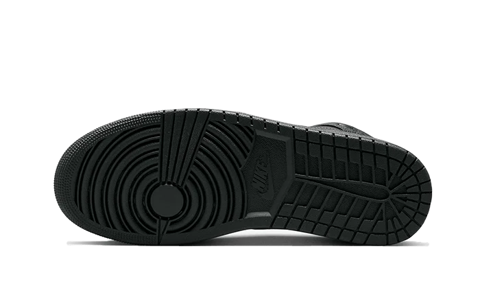 Air Jordan 1 Mid Triple Black (2022) - Image 3
