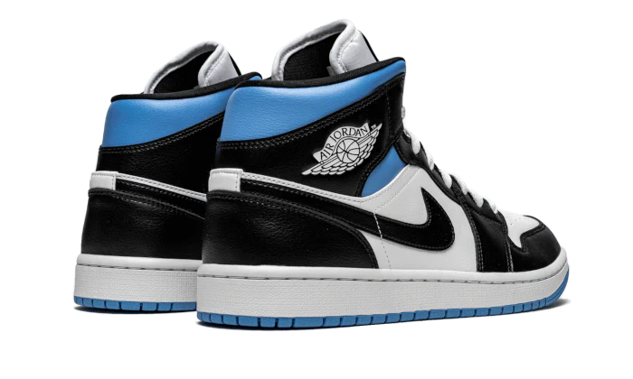 Air Jordan 1 Mid University Black White - Image 3