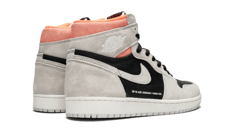Air Jordan 1 Retro High Neutral Grey Hyper Crimson - Image 3