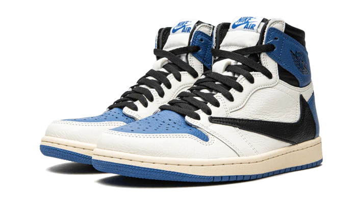 Air Jordan 1 Retro High OG SP Travis Scott Fragment Military Blue - Image 2