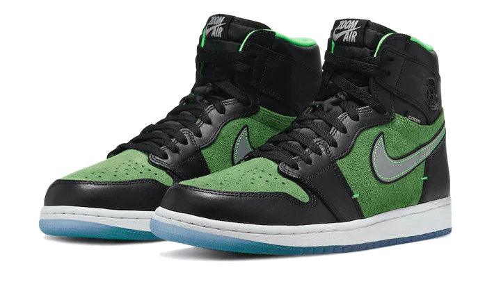 Air Jordan 1 Retro High Zoom Black Green - Image 2