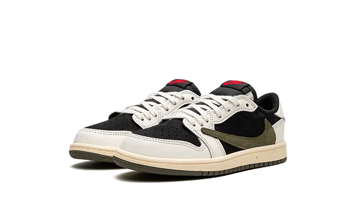 Air Jordan 1 Retro Low OG SP Travis Scott Olive Child (PS) - Image 2