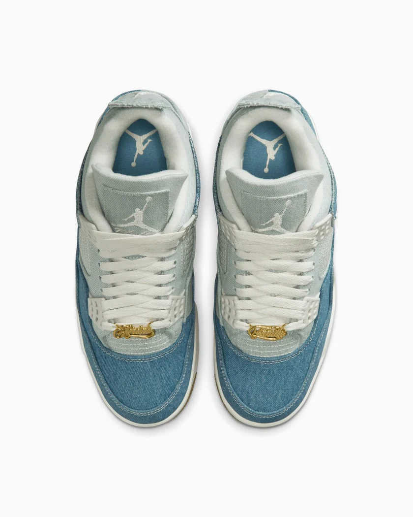 Air Jordan 4 Denim Worn Blue - Image 5