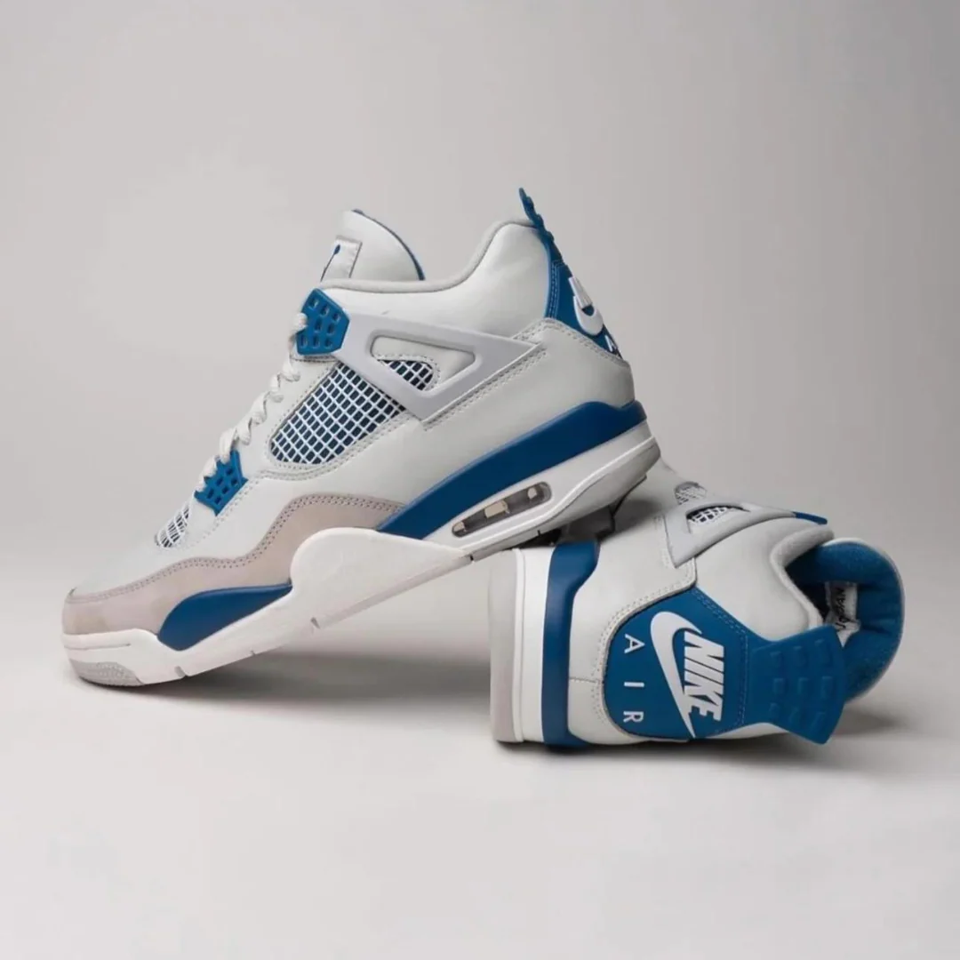 Air Jordan 4 Retro Military Blue (2024) - Image 6