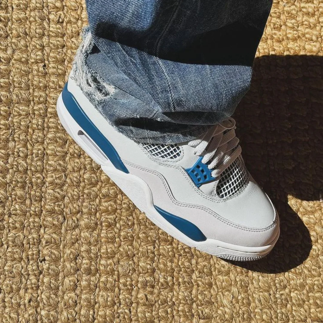 Air Jordan 4 Retro Military Blue (2024) - Image 7