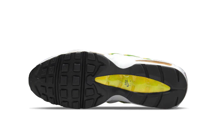Nike Air Max 95 Essential White Green Apple Tour Yellow - Image 3