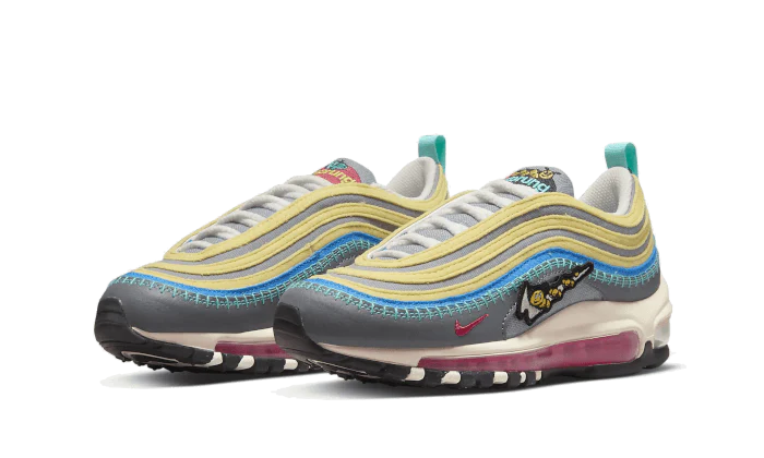 Nike Air Max 97 Air Sprung Grey Celery - Image 2