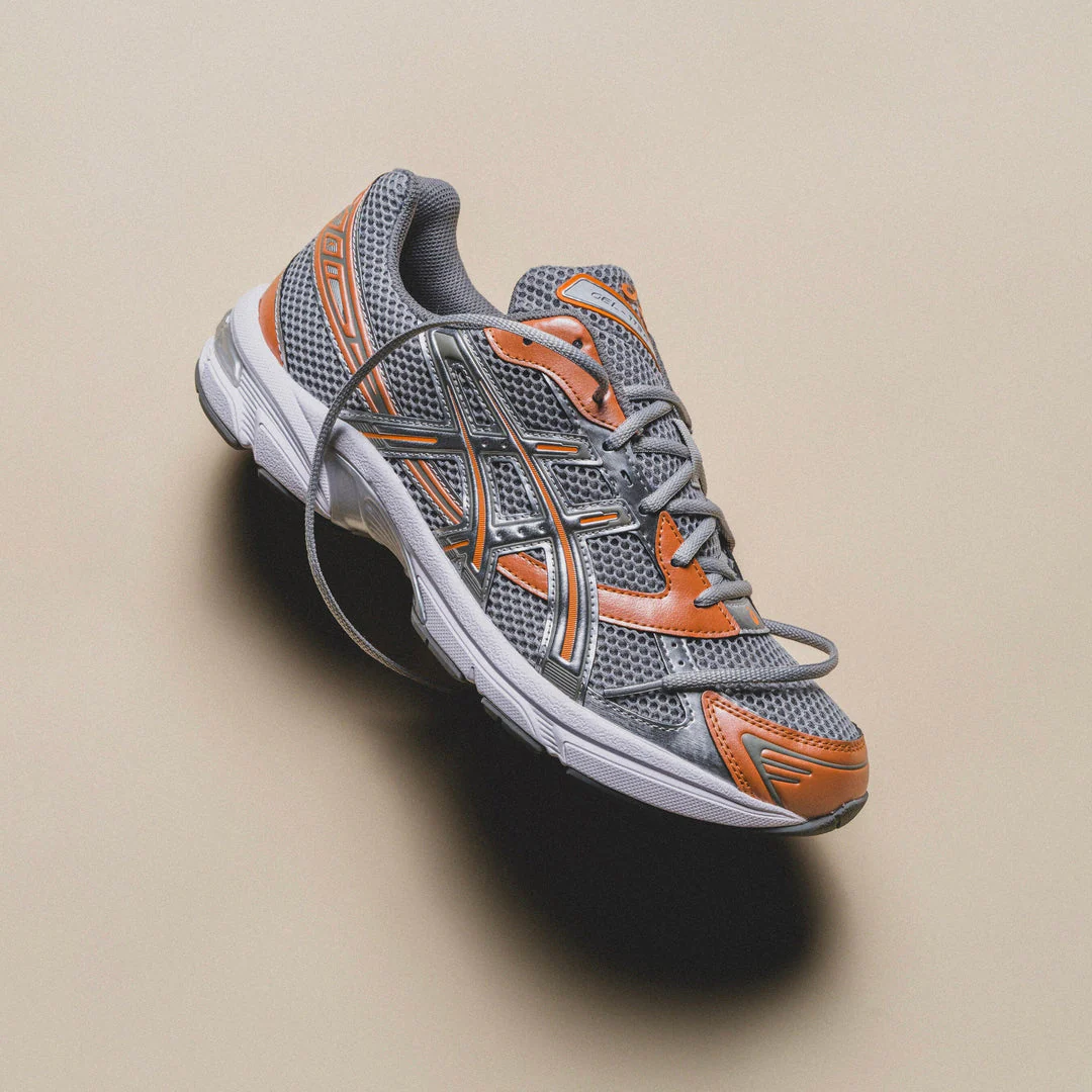 ASICS Gel-1130 Cement Grey Rust Orange - Image 3