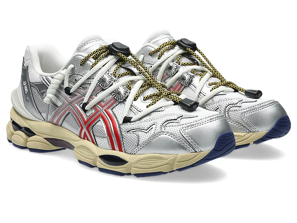 ASICS Gel-Cumulus 16 TOGA White Red Pure Silver - Image 3