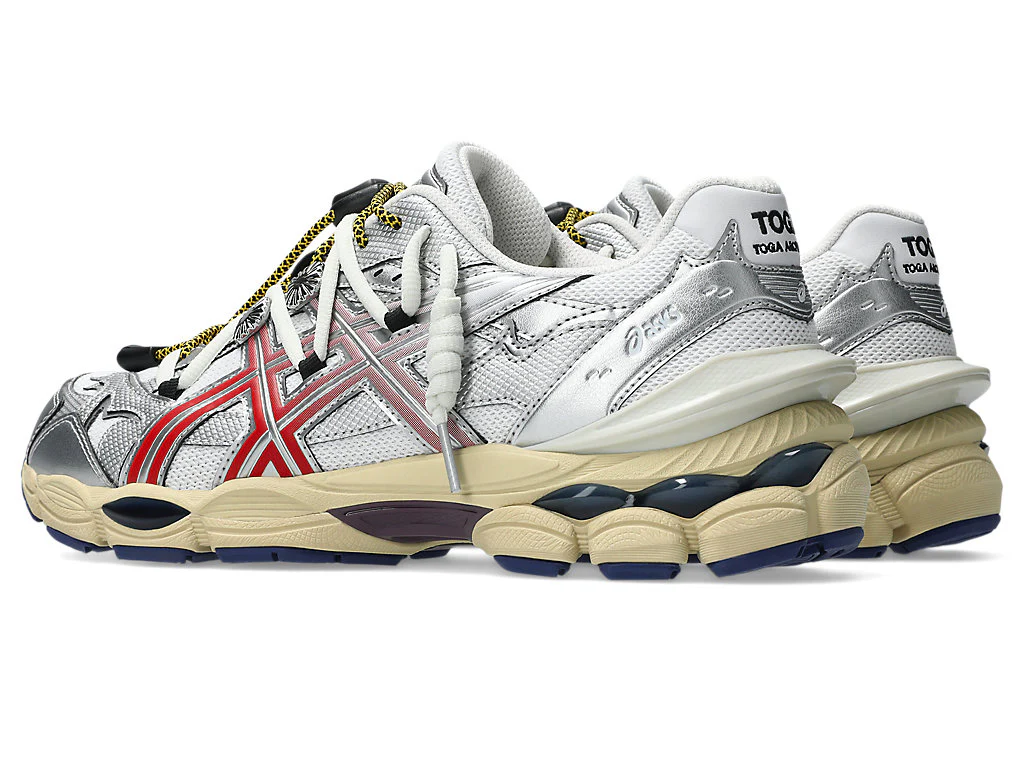 ASICS Gel-Cumulus 16 TOGA White Red Pure Silver - Image 4