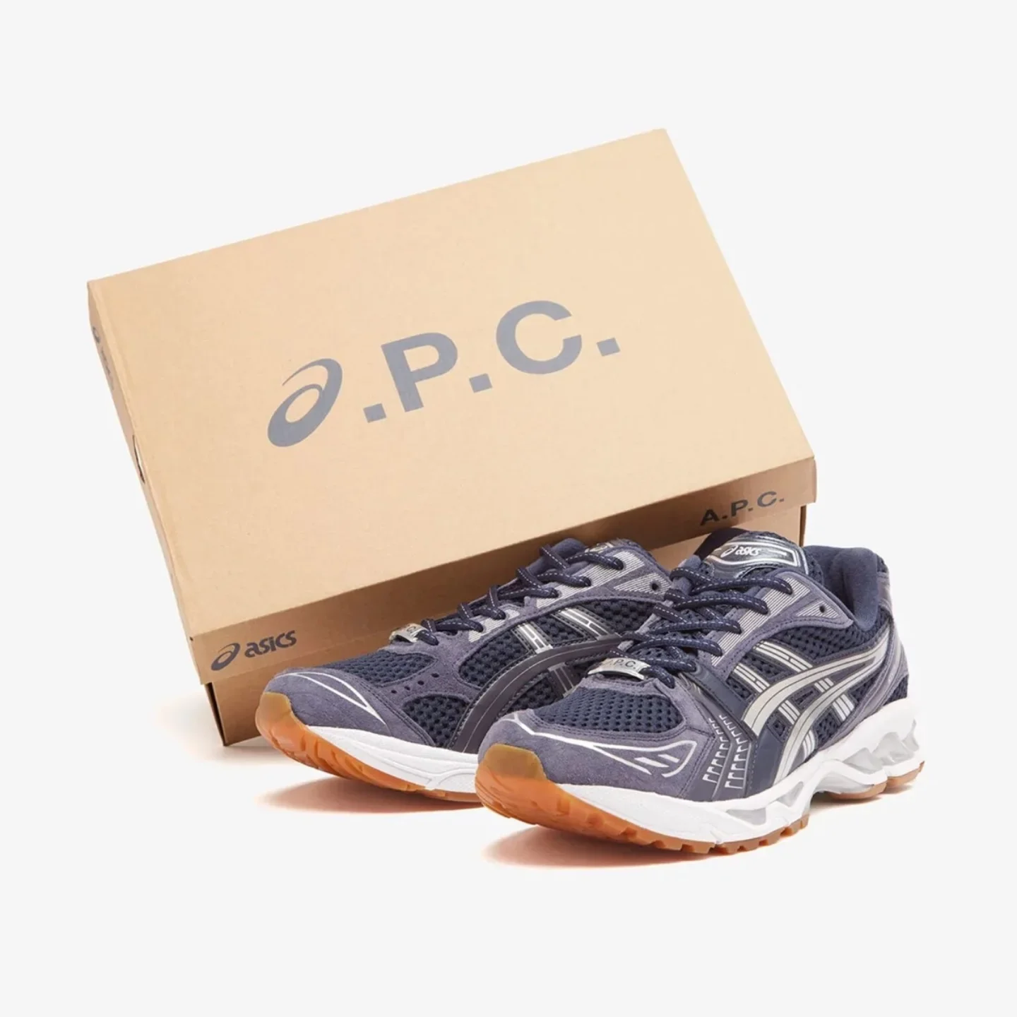 A.P.C. x ASICS Gel-Kayano 14 Navy - Image 2