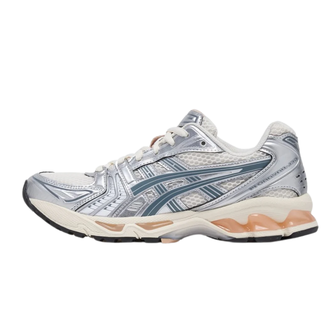 ASICS Gel-Kayano 14 Birch Pure Silver Teal Gold