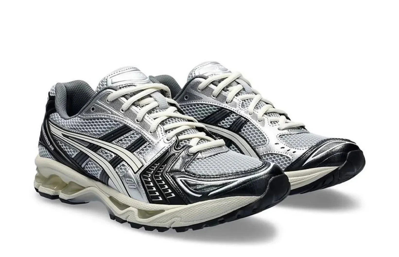 ASICS Gel-Kayano 14 Black Glacier Grey Silver - Image 5