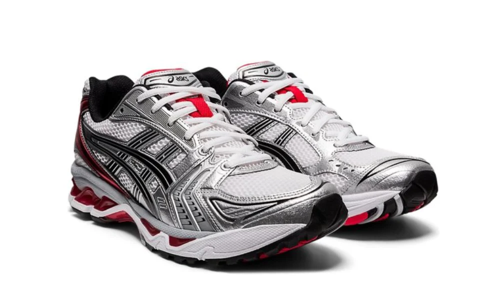 ASICS Gel-Kayano 14 White Classic Red - Image 3
