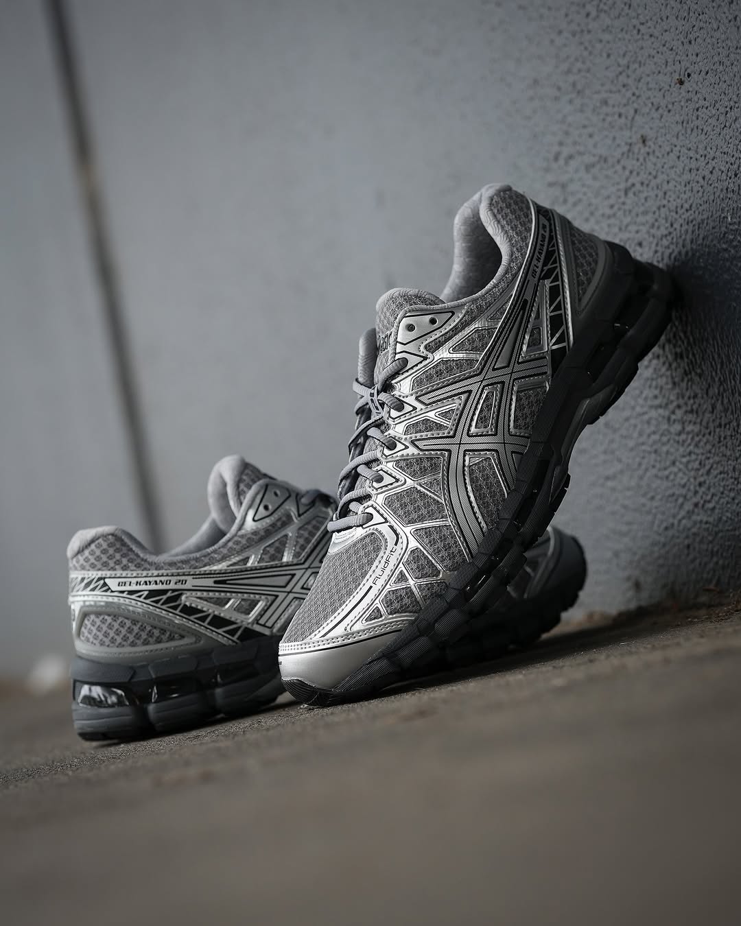 ASICS Gel-Kayano 20 Gravel Pure Silver - Image 3