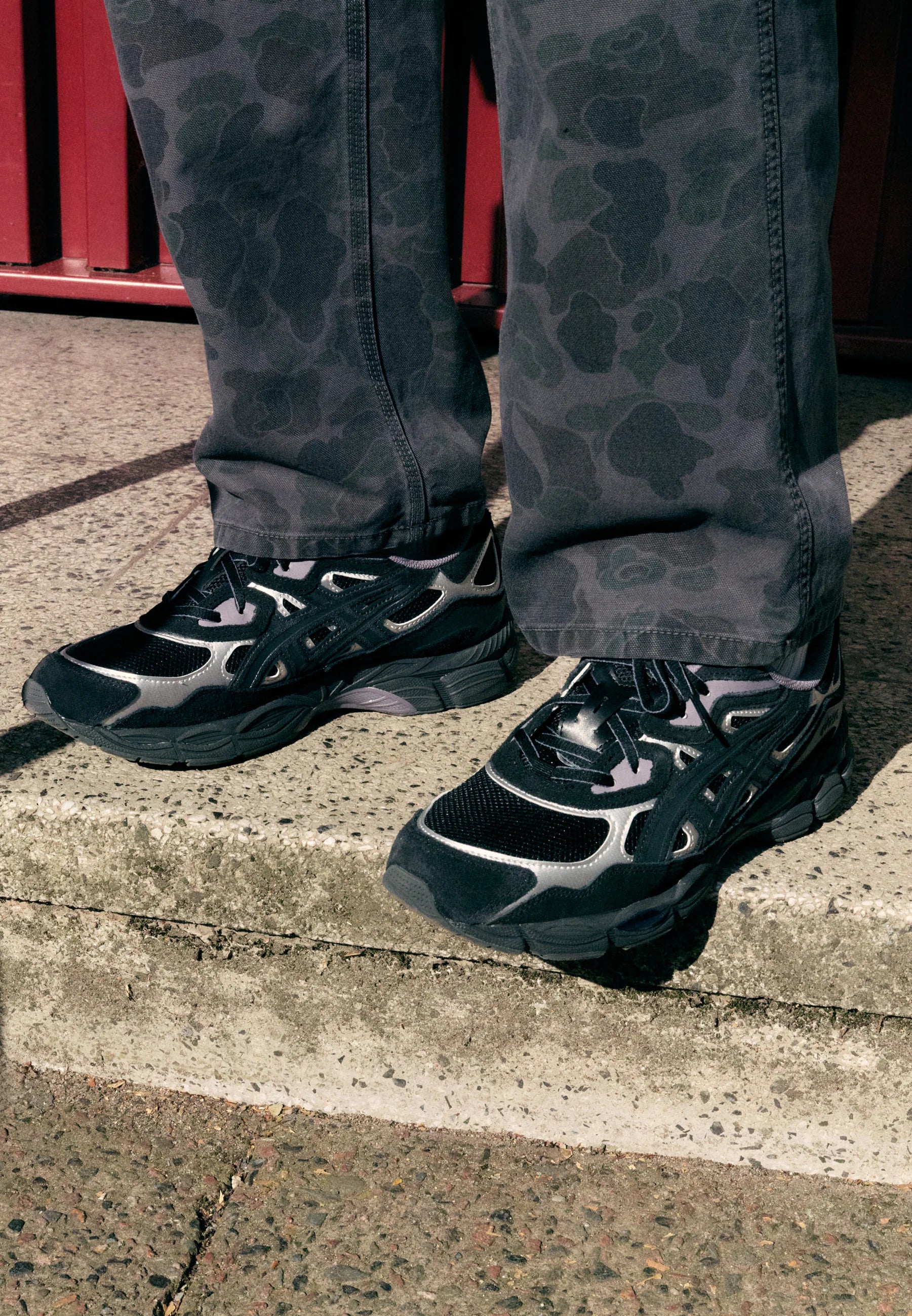 ASICS Gel-NYC Black Purple Graphite Grey - Image 2