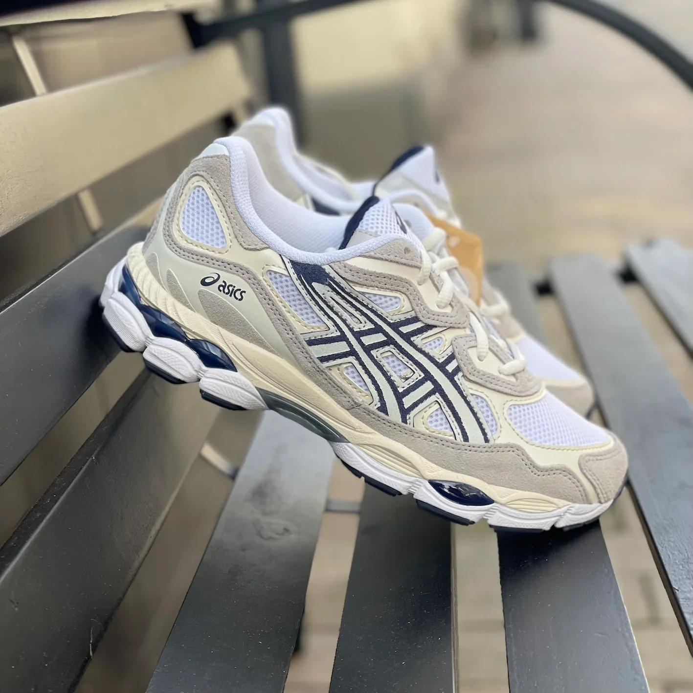 ASICS Gel-NYC White Grey Midnight - Image 2