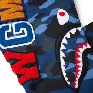 BAPE Color Camo Shark Full Zip Hoodie Blue - Image 3