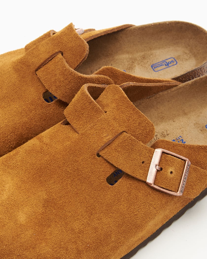 Birkenstock Boston Soft Footbed Suede Mink - Image 2