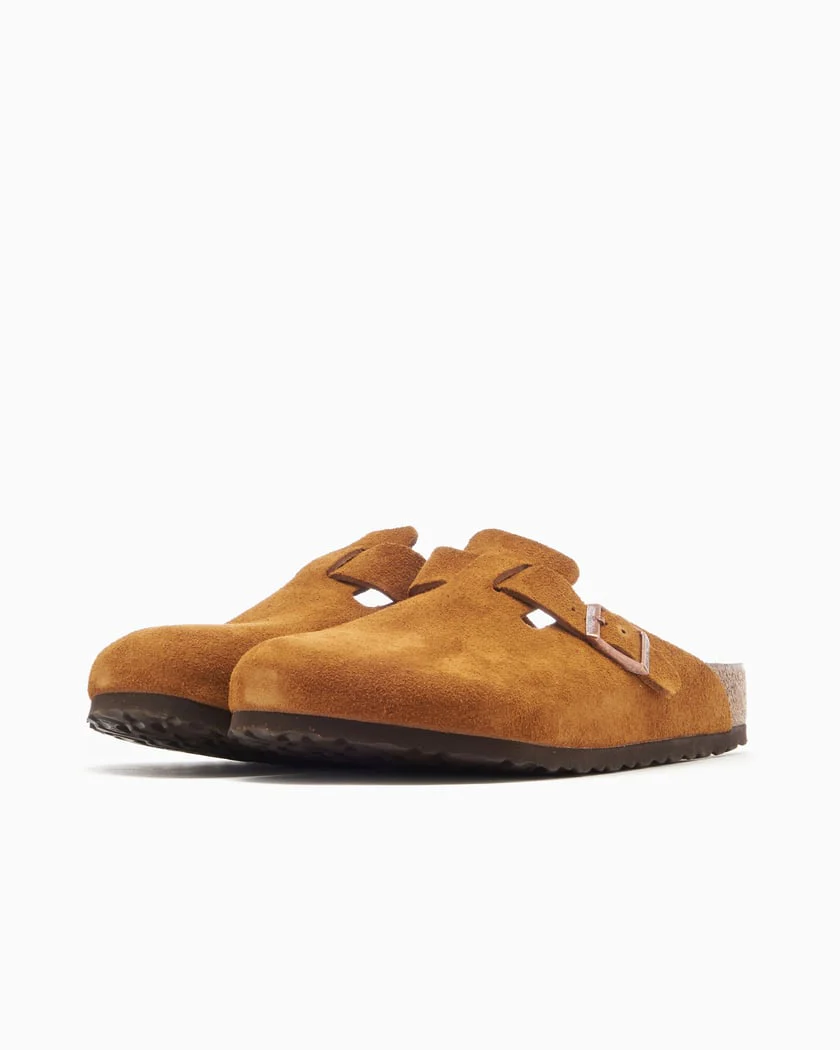 Birkenstock Boston Soft Footbed Suede Mink - Image 3