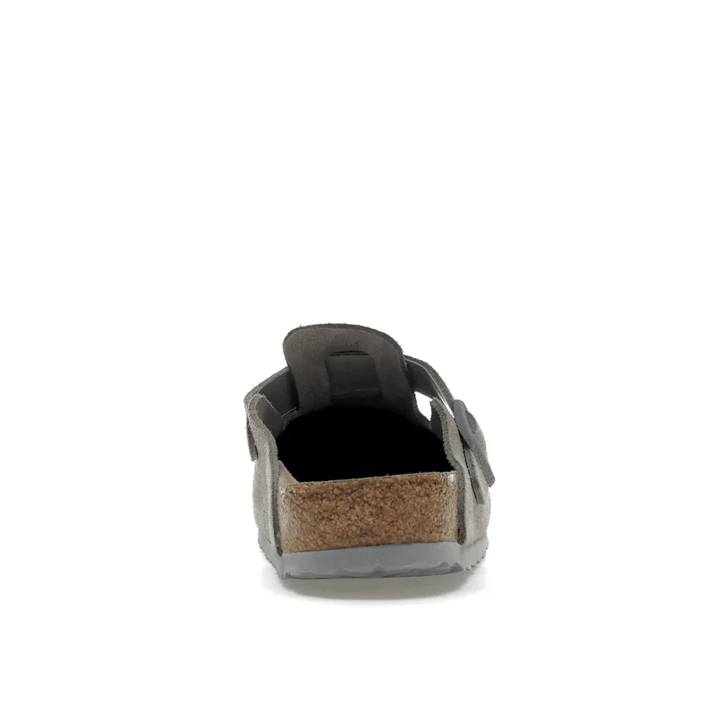 Birkenstock Boston Soft Footbed Suede Stone Coin - Image 5