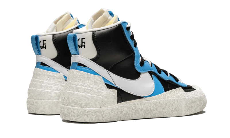 Nike Blazer Mid Sacai White Black Legend Blue - Image 3