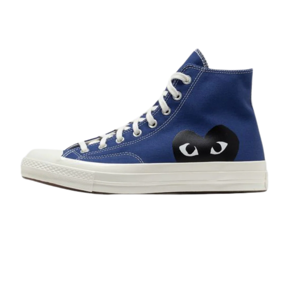 Converse Chuck Taylor All Star 70 Hi Comme des Garcons PLAY Blue Quartz