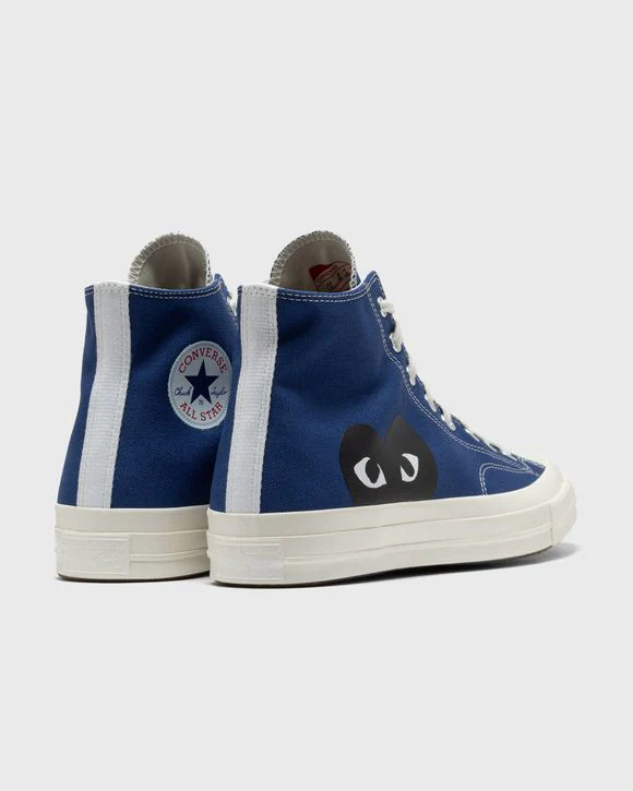 Converse Chuck Taylor All Star 70 Hi Comme des Garcons PLAY Blue Quartz - Image 5
