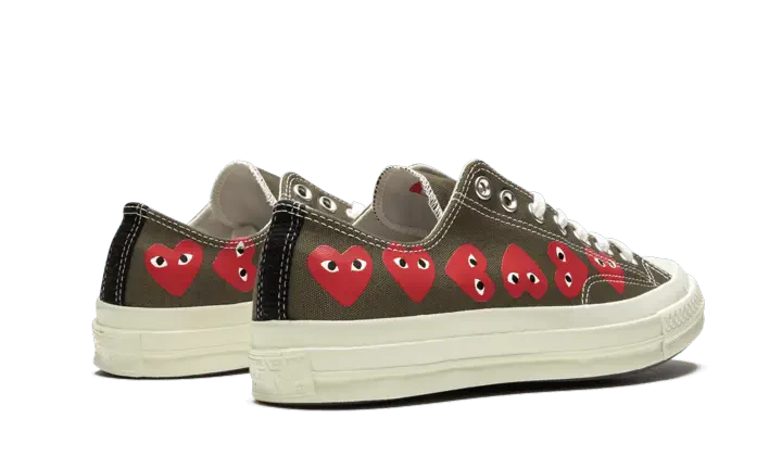 Converse Chuck Taylor All Star 70 Ox Comme des Garcons Multi Heart Green - Image 4