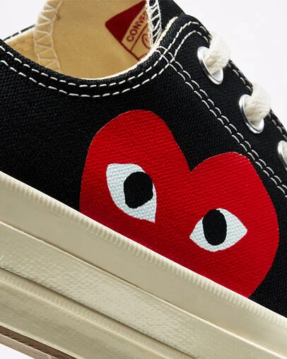 Converse Chuck Taylor All Star 70 Ox Comme des Garcons PLAY Black - Image 6