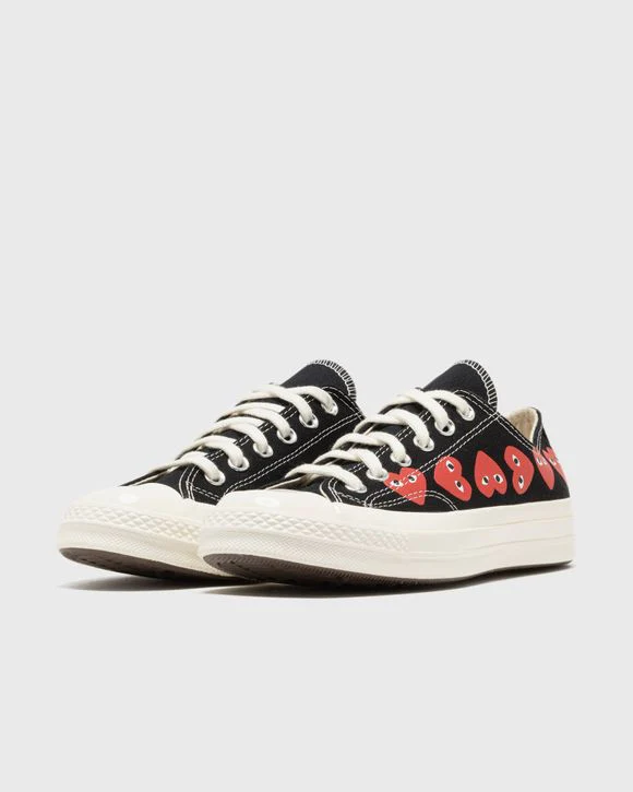 Converse Chuck Taylor All Star 70 Ox Comme des Garcons PLAY Multi-Heart Black - Image 3