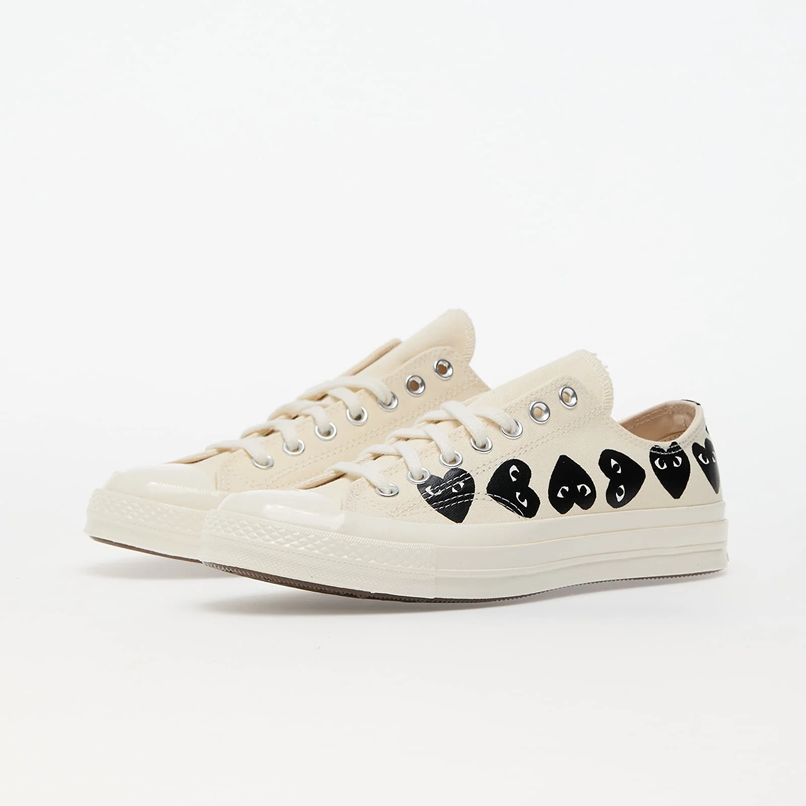 Converse Chuck Taylor All Star 70 Ox Comme des Garcons PLAY Multi-Heart Milk - Image 3