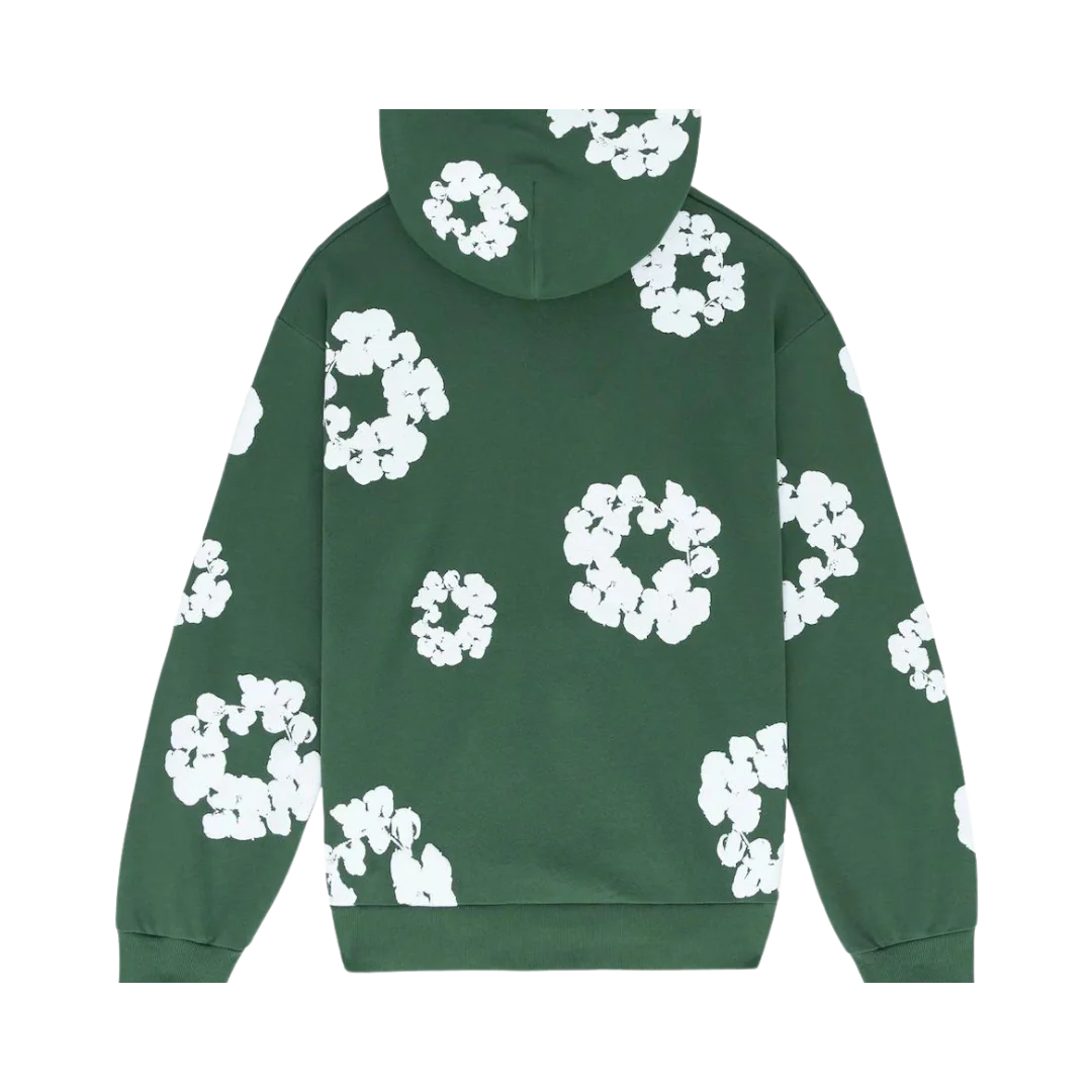 Denim Tears The Cotton Wreath Hoodie Green - Image 2