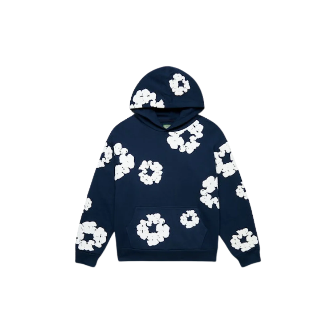Denim Tears The Cotton Wreath Hoodie Navy