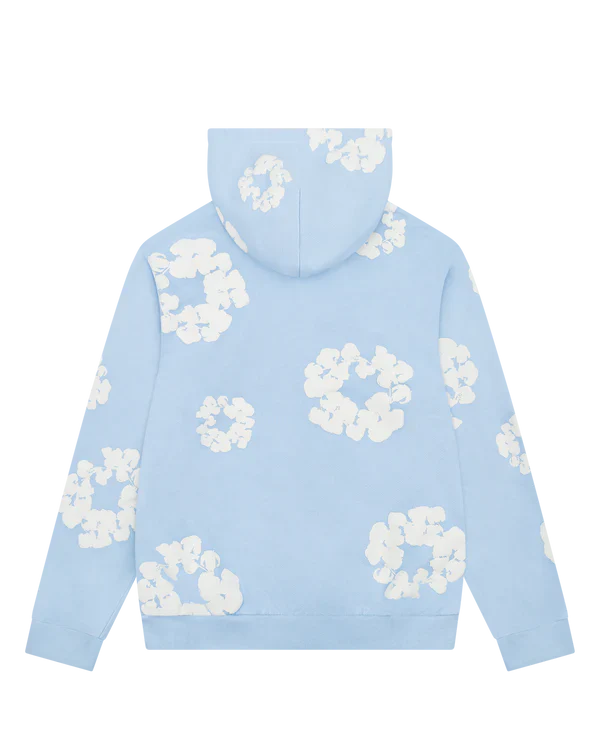 Denim Tears The Cotton Wreath Hoodie Powder Blue - Image 2