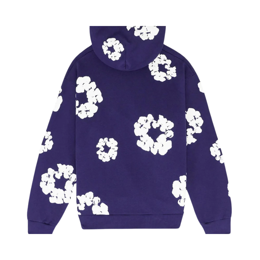 Denim Tears The Cotton Wreath Hoodie Purple - Image 3