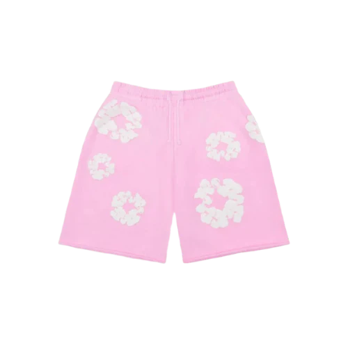 Denim Tears The Cotton Wreath Shorts Powder Pink