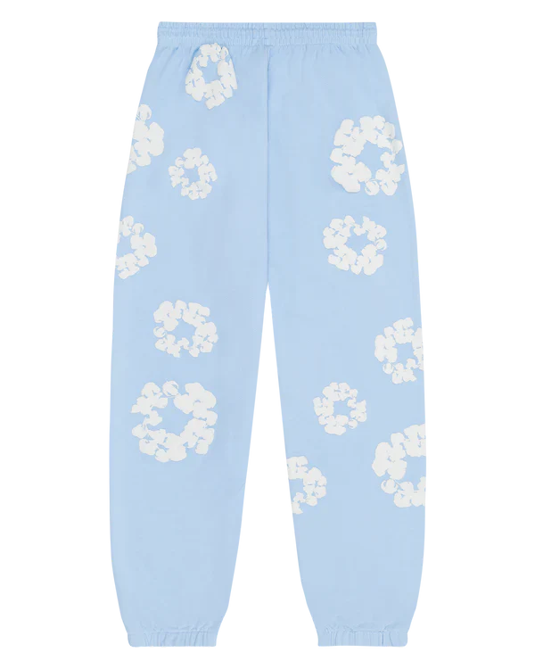 Denim Tears The Cotton Wreath Sweatpants Powder Blue - Image 2