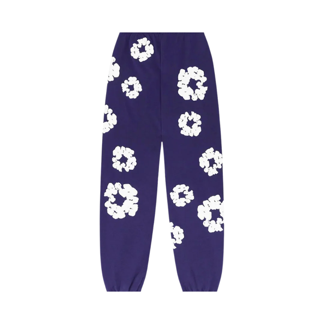 Denim Tears The Cotton Wreath Sweatpants Purple - Image 2