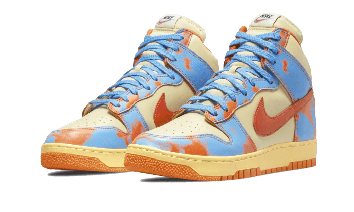 Nike Dunk High 1985 Acid Wash Orange - Image 2