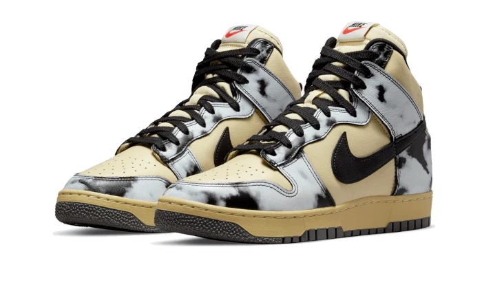 Nike Dunk High 1985 Black Acid Wash - Image 2