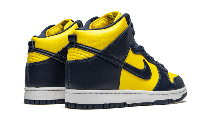 Nike Dunk High Maize & Blue (Michigan) - Image 3