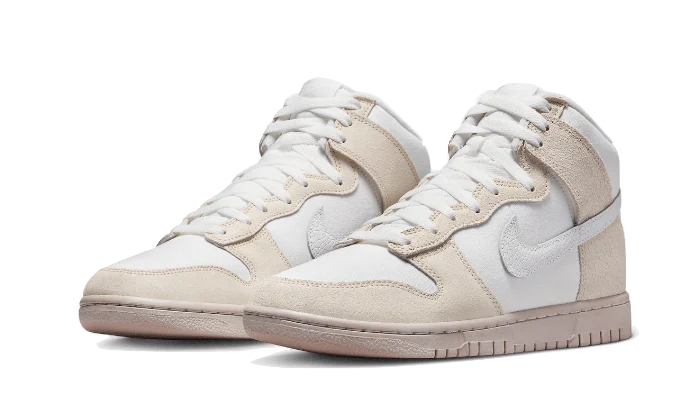 Nike Dunk High Retro PRM Cracked Leather Swoosh - Image 2