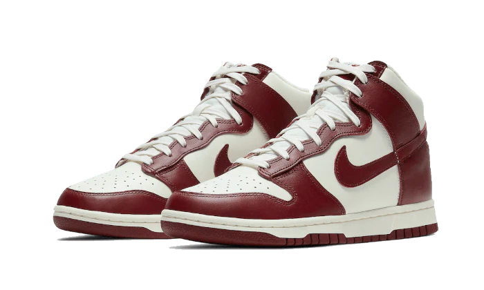 Nike Dunk High Sail Team Red - Image 2